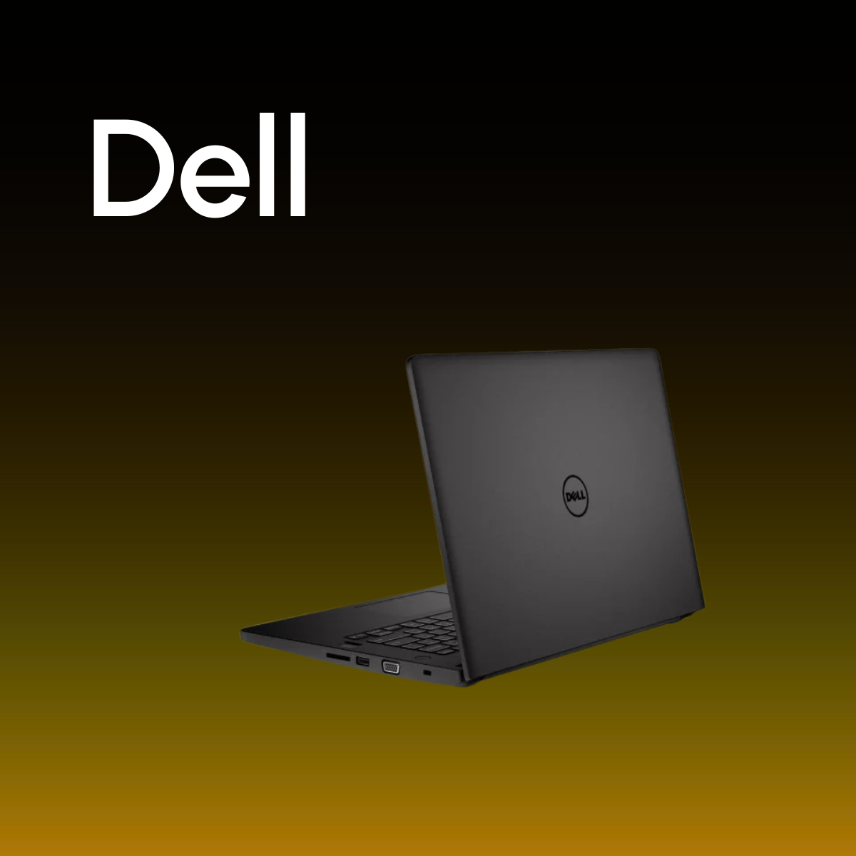 Dell Laptop Front View