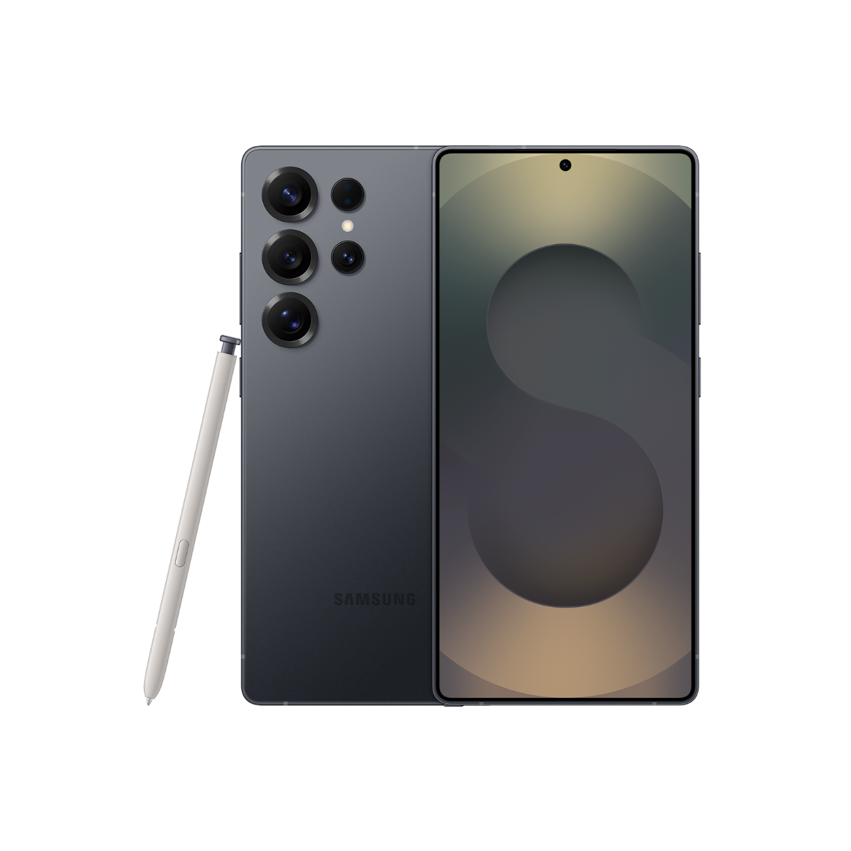 Galaxy Ultra S25 - 2 Front and Rear View of Samsung Galaxy Ultra S25 at M Store, Colombo.