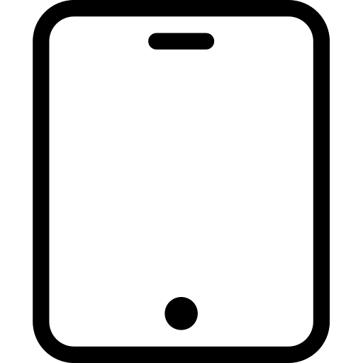 Iconic Representation of Standard iPad